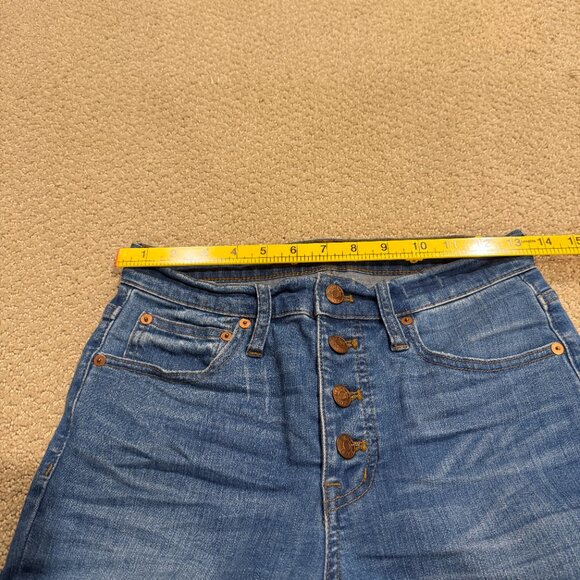 Madewell Cali Demi-Boot Jean Boho Ankle Bronson Wash: Button-Front Sz 25 JO512 - Picture 10 of 16